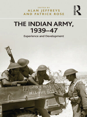 cover image of The Indian Army, 1939-47